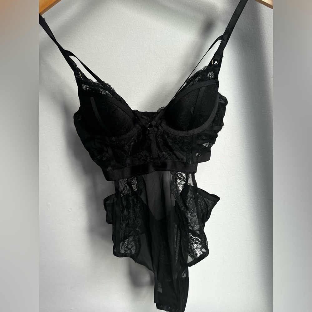 Ann Summers Sexy Lace Planet Body Black